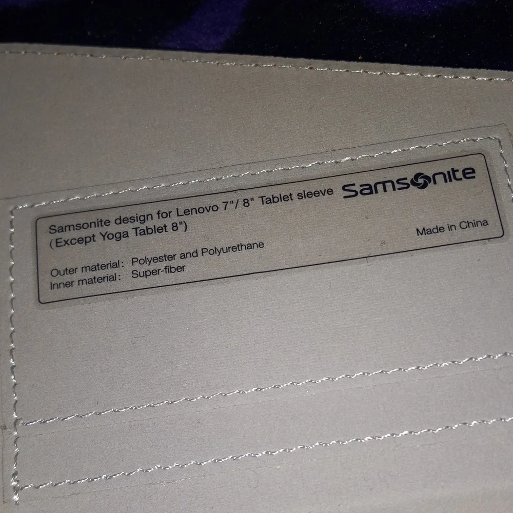 LAST CHANCE SALE ONLY $8 Black & Gray Samsonite Lenovo 7